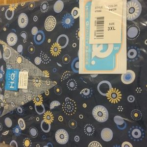 Scrub headquarters women's v neck scrub top nwt